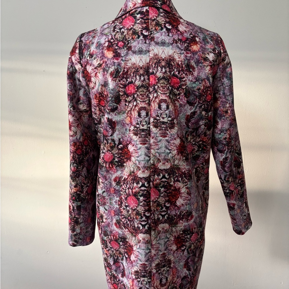 Floral Women's Coat - Picture 6 of 8